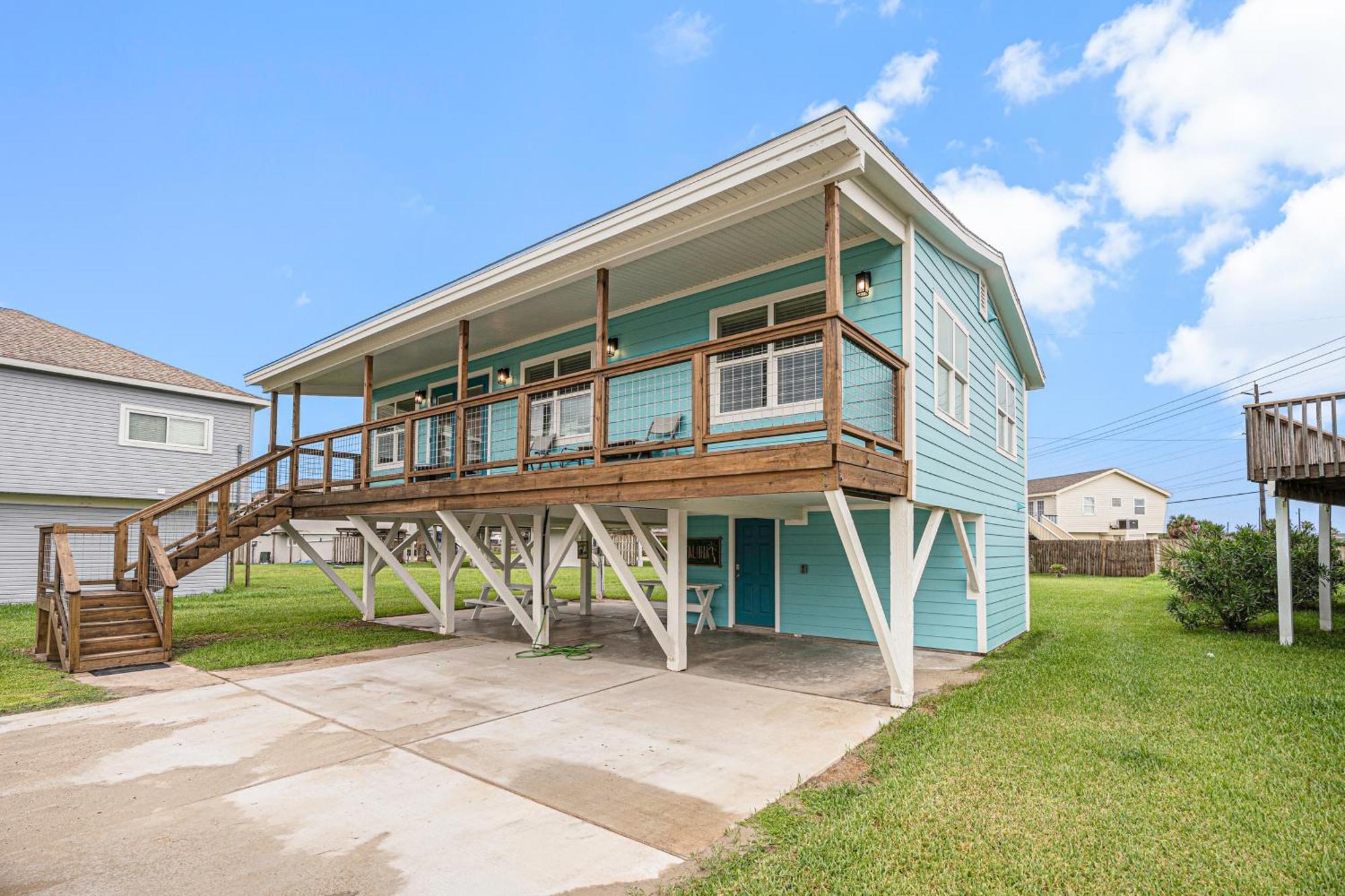 Seaside Cottage 加尔维斯敦 外观 照片